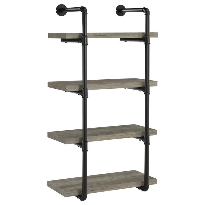 Elmcrest - 4-Shelf Wall Bookshelf - Simple Home Plus