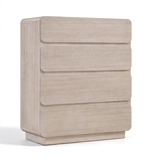 Adagio - Solid Wood And Oak Veneer Chest - Simple Home Plus