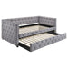 Mockern - Upholstered Twin Daybed With Trundle - Gray - Simple Home Plus