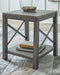Freedan - Grayish Brown - Square End Table - Simple Home Plus