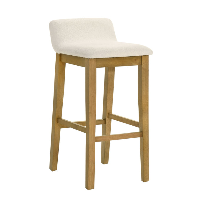 Annikah - Modern Transitional Wood Bar Height Kitchen Bar Stool - Simple Home Plus