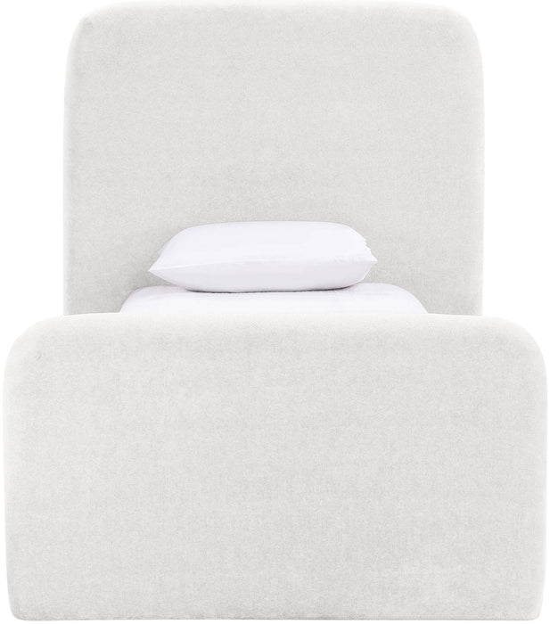 Fira - Chenille Fabric Upholstered Bed - Simple Home Plus