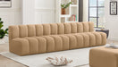 Arc - Velvet 4 Seats Modular Sofa - Simple Home Plus