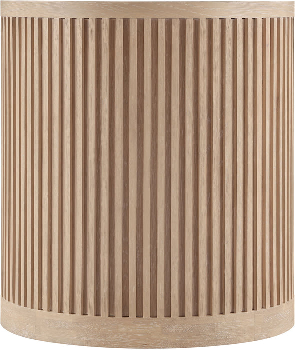 Madera - Oak Veneer And Solid Wood Table - Simple Home Plus