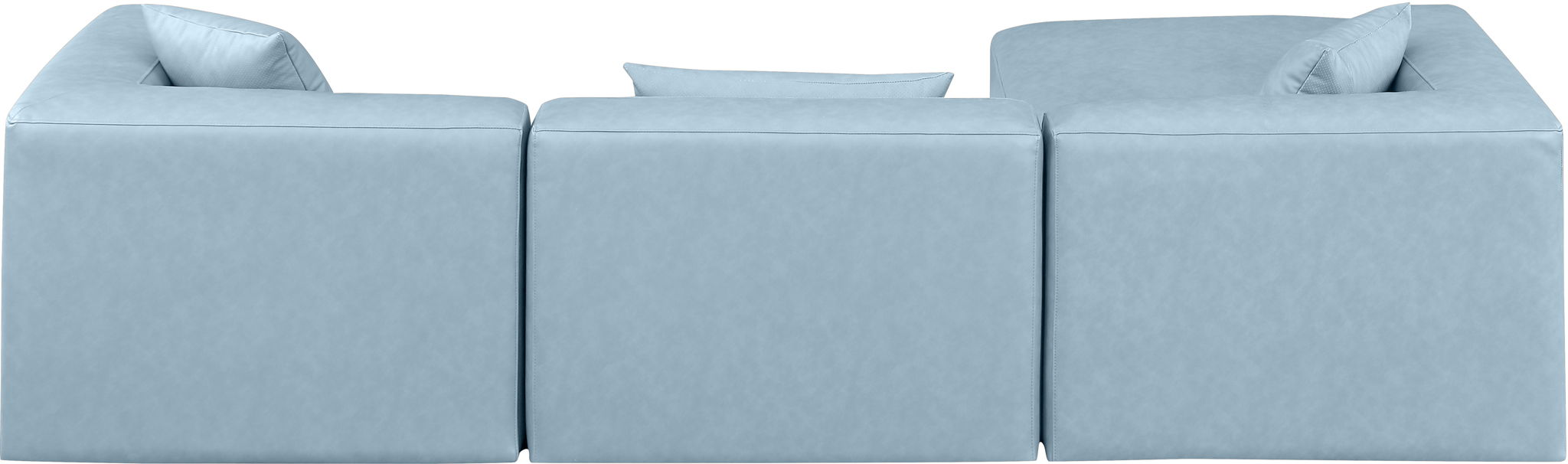 Cube - 4 Piece Modular Sectional With Chaise - Simple Home Plus