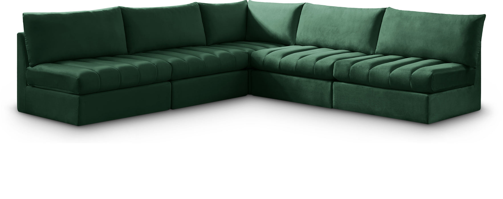 Jacob - Modular Corner Armless Sectional 5 Piece - Simple Home Plus