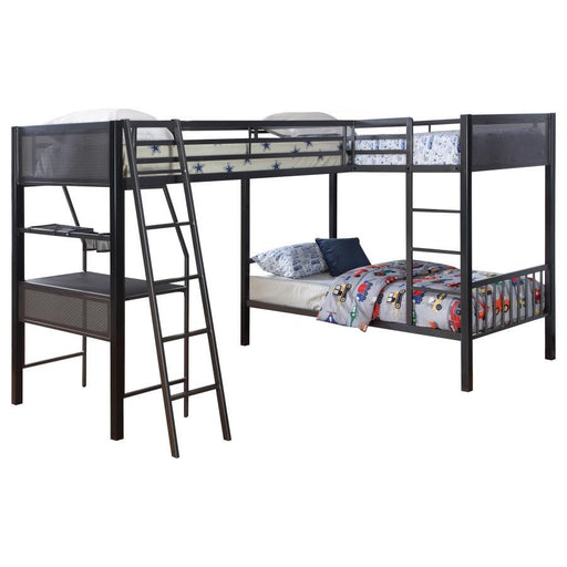 Meyers - 2 Piece Metal Bunk Bed Set - Simple Home Plus