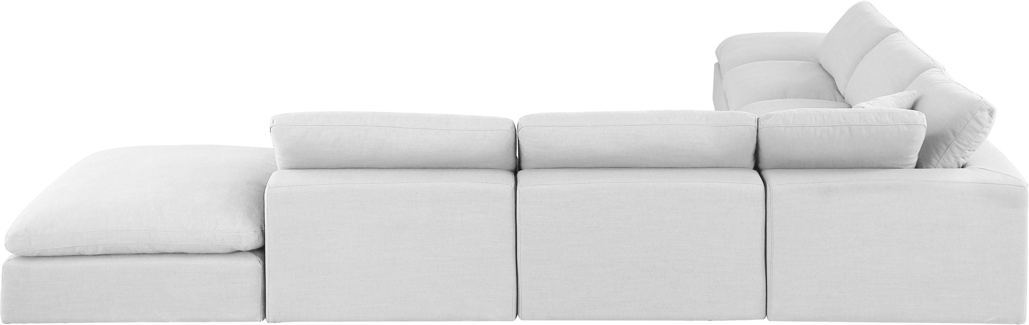 Comfy - 7 Piece Linen Modular Corner Sectional - Simple Home Plus