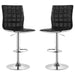 Ashbury - Upholstered Adjustable Bar Stool (Set of 2) - Simple Home Plus