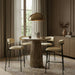 Lupita - Vegan Leather Upholstered Bar Stool (Set of 2) - Cream / Matte Black - Simple Home Plus