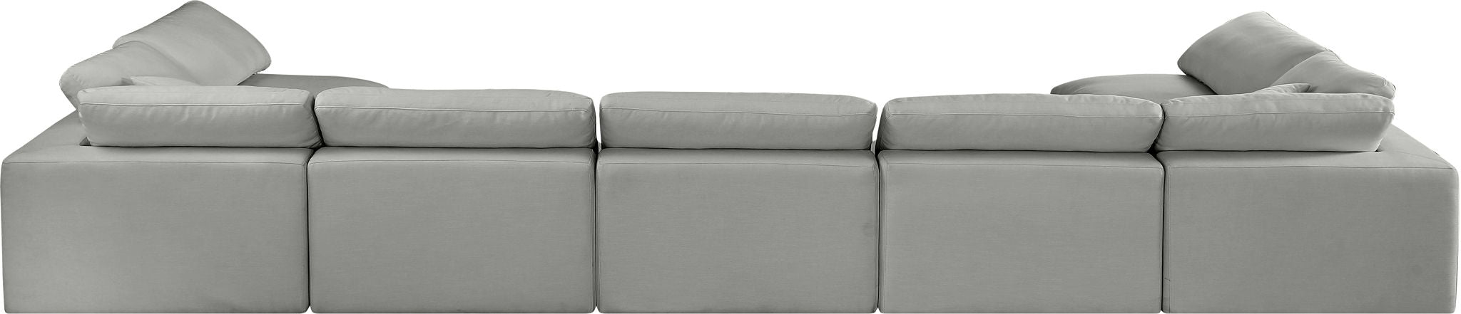 Comfy - 7 Piece Linen Modular Armless Sectional - Simple Home Plus