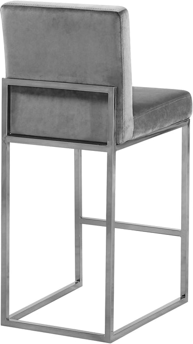 Giselle - Stool with Chrome Legs - Simple Home Plus