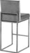 Giselle - Stool with Chrome Legs - Simple Home Plus