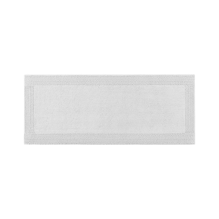Splendor - 21" x 34" Tufted Reversible Bath Rug - Gray - Simple Home Plus