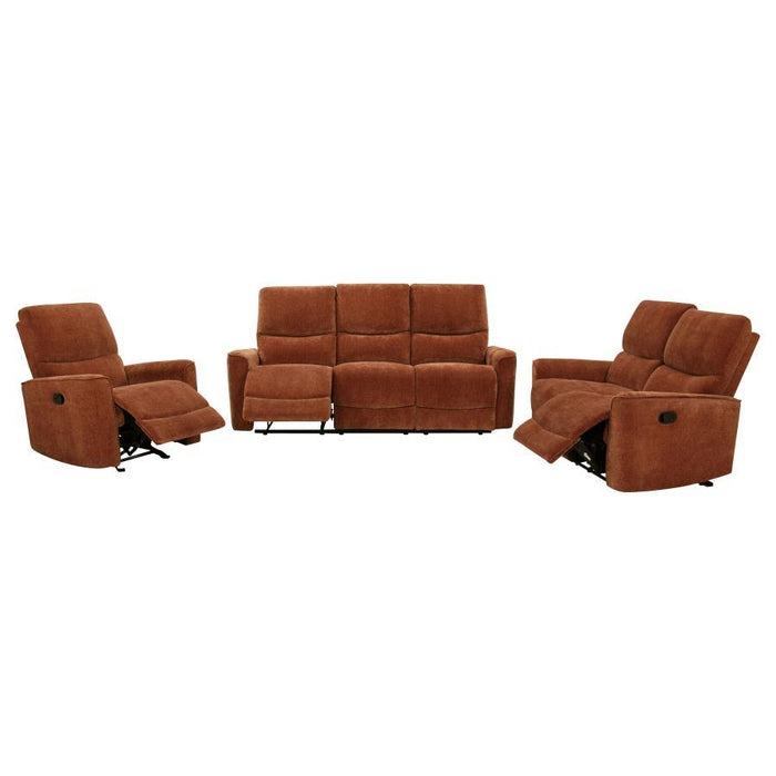 Navarro - Upholstered Reclining Sofa Set - Simple Home Plus