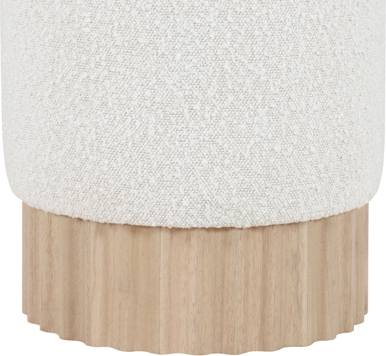Veranda - Ottoman / Stool With Natural Base - Simple Home Plus