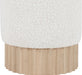 Veranda - Ottoman / Stool With Natural Base - Simple Home Plus