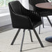 Arika - Upholstered Swivel Dining Arm Chair - Simple Home Plus