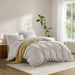 Etta - 3 Piece King Duvet Set - Gray - Simple Home Plus