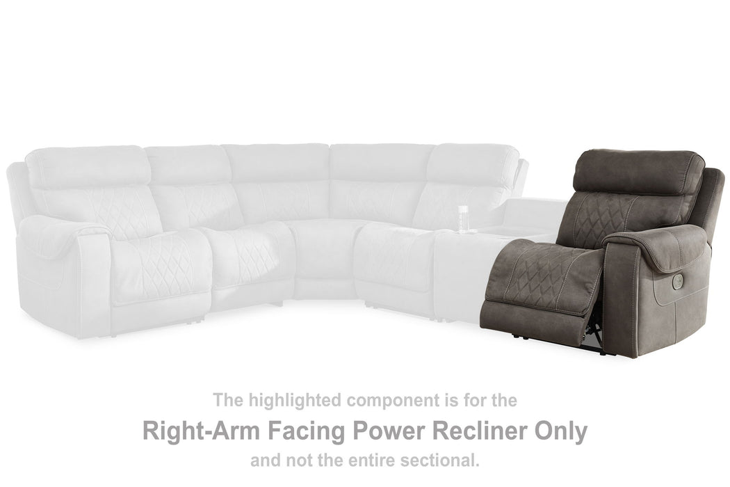 Hoopster - Raf Zero Wall Power Recliner - Gunmetal - Simple Home Plus