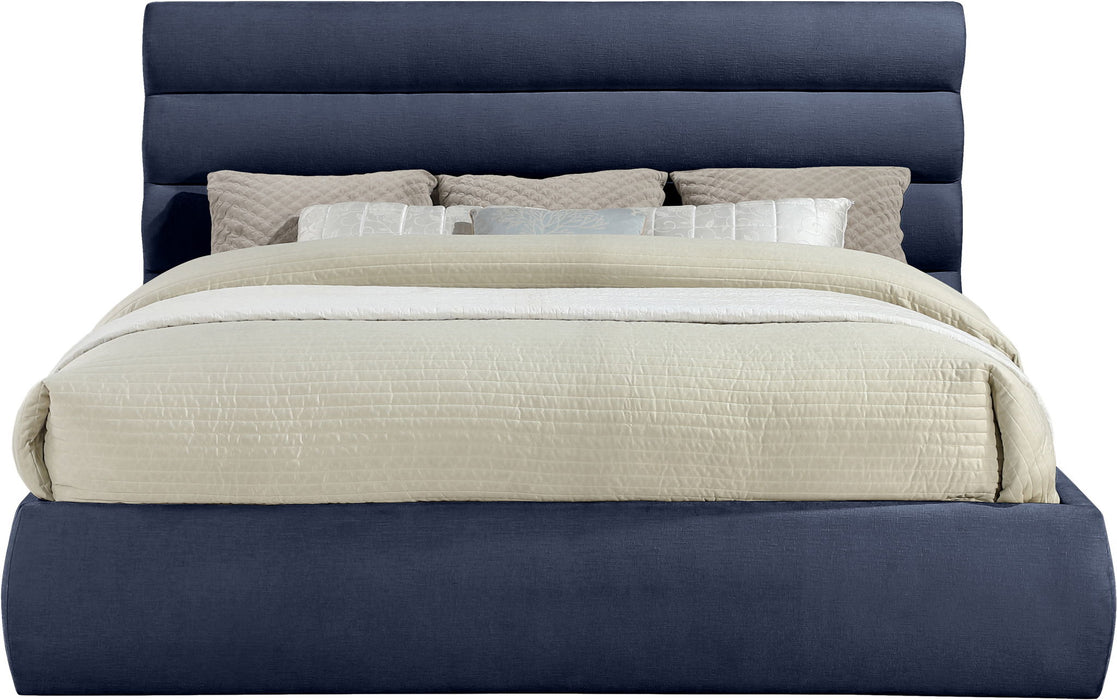 Adam - Chenille Fabric Bed With 52" Headboard - Simple Home Plus