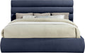 Adam - Chenille Fabric Bed With 52" Headboard - Simple Home Plus