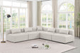 Cube - 5 Piece Modular Corner Armless Sectional - Simple Home Plus