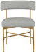 Rivage - Durable Dining Chair With Gold Frame (Set of 2) - Simple Home Plus