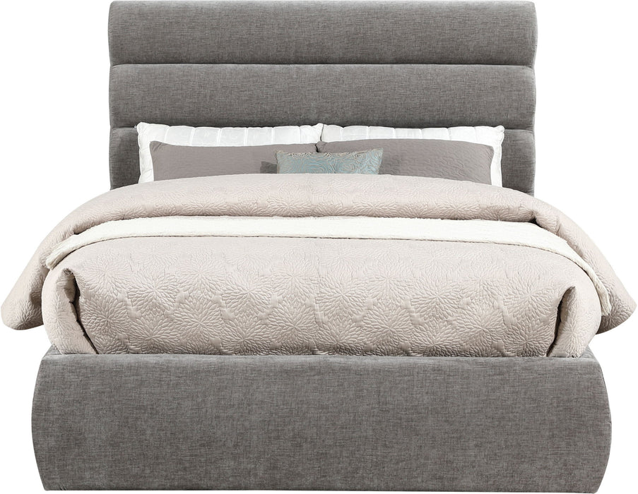 Adam - Chenille Fabric Bed With 52" Headboard - Simple Home Plus