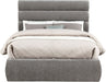 Adam - Chenille Fabric Bed With 52" Headboard - Simple Home Plus