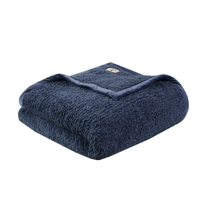 Burlington - Berber Blanket - Navy - Simple Home Plus
