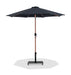Fiji - Aluminum Patio Umbrella With Square Black And Teak Base - Simple Home Plus