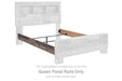 Derekson - Queen Panel Rails - Multi Gray - Simple Home Plus