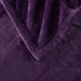 Heated Plush - Throw - Purple - Simple Home Plus