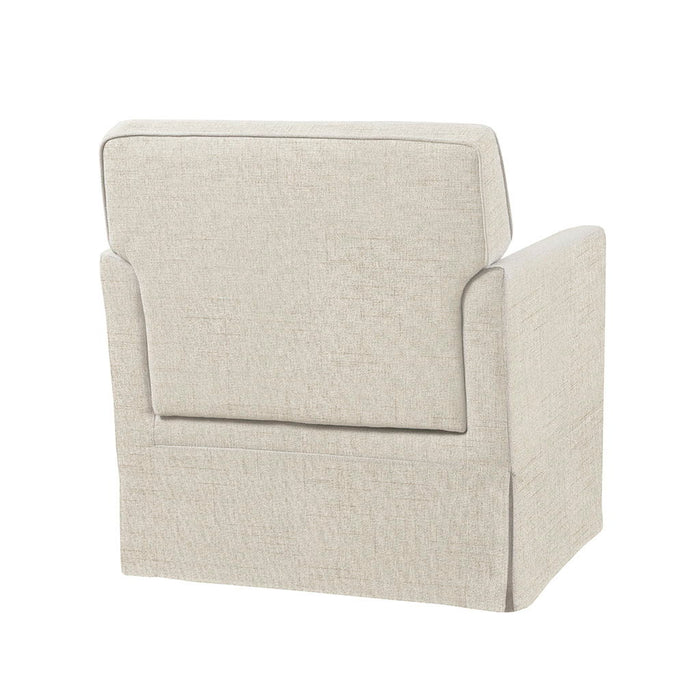 Paula - Slipcover Accent Armchair - Cream - Simple Home Plus