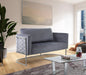 Casa - Loveseat with Chrome Legs - Simple Home Plus