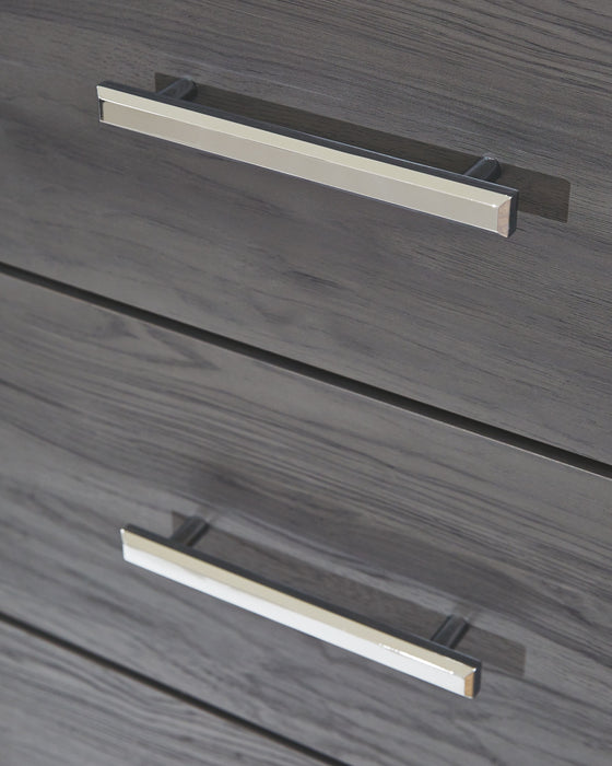 Lodanna - Gray - Five Drawer Chest - Simple Home Plus