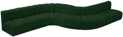 Arc - Boucle Fabric 8 Piece Curved Modular Sofa - Simple Home Plus