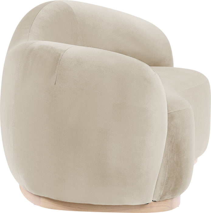 Gustavo - Velvet Upholstered Loveseat - Simple Home Plus