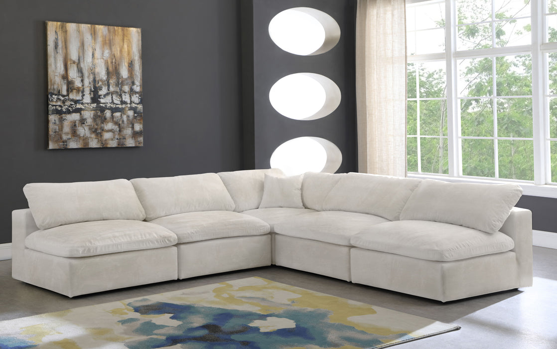 Cozy - 5 Piece Modular Corner Armless Sectional - Simple Home Plus