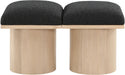 Pavilion - 2 Piece Modular Bench With Natural Base - Simple Home Plus