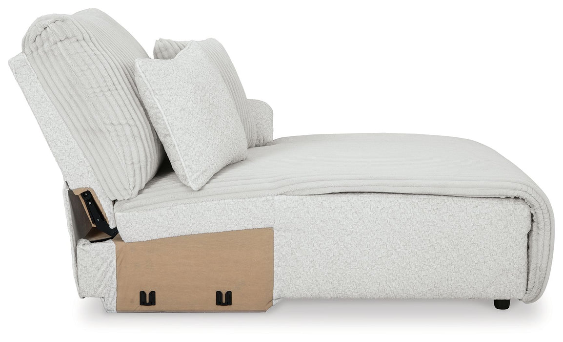 Top Tier - Raf Press Back Chaise - Alloy - Simple Home Plus