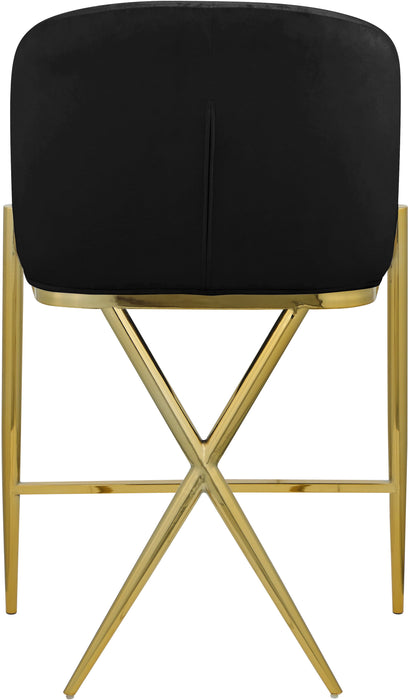 Xavier - Counter Stool with Gold Legs - Simple Home Plus
