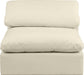 Comfy - Faux Leather Armless Chair - Simple Home Plus