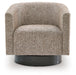 Jorryn - Swivel Accent Chair - Brown - Simple Home Plus