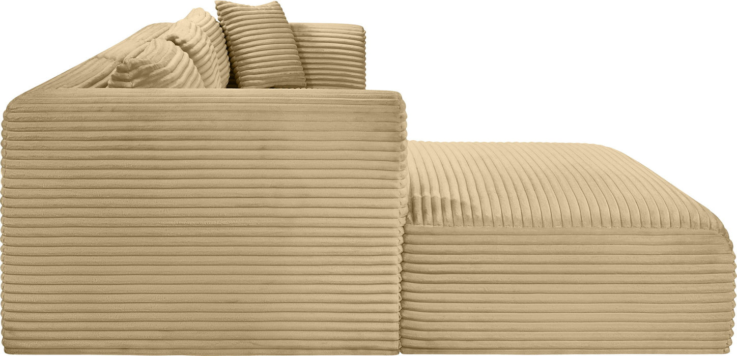 Shaggy - 3 Piece Modular Sectional - Simple Home Plus