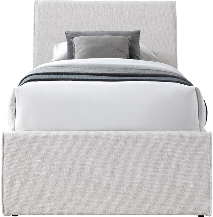 Myles - Chenille Twin Trundle Bed - Simple Home Plus