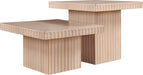 Spencer - Oak Veneer 2 Piece Coffee Table - Simple Home Plus