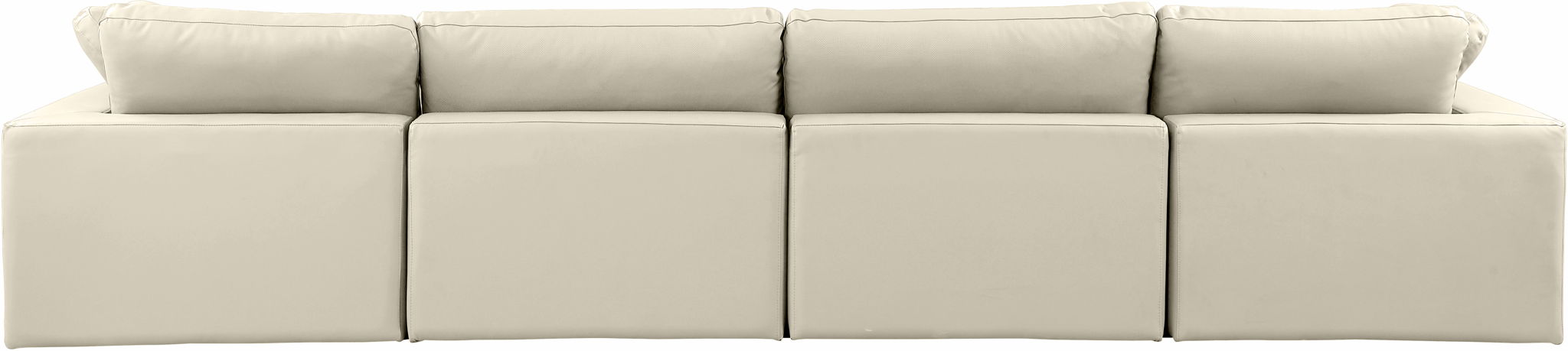Comfy - Faux Leather Modular Sofa 4 Seats - Simple Home Plus
