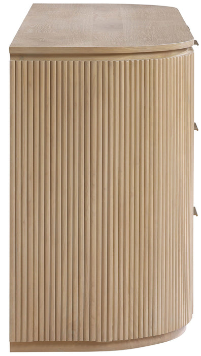 Astrid - Solid Wood And Oak Veneer Dresser - Simple Home Plus
